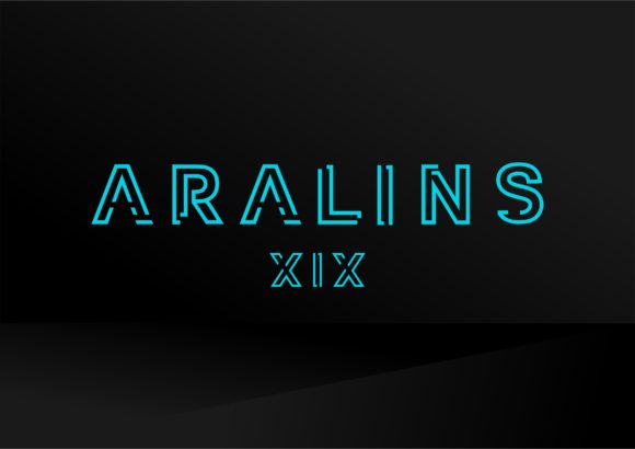 Aralins: A Futuristic Display Font for Editorial Design