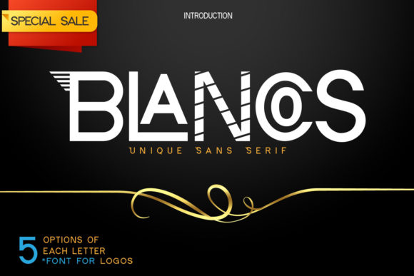 Blancos: A Modern Display Font for Eye-Catching Visuals