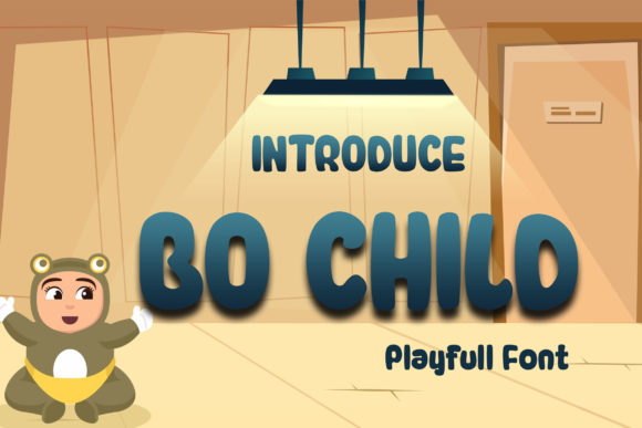 Bo Child: A Bubbly Display Font for Editorial Charm