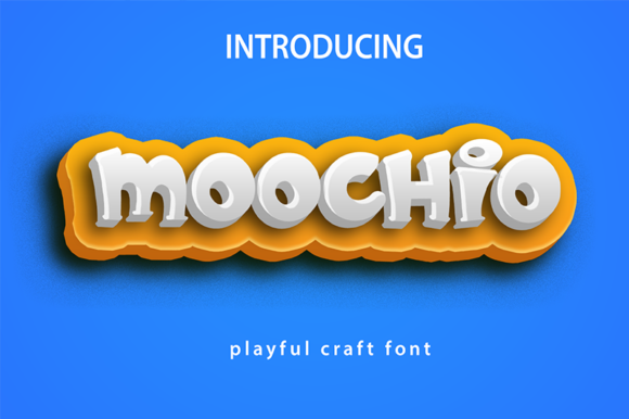 Boost Your Brand with Moochio: A Playful Display Font