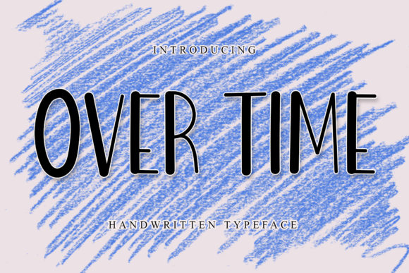 Bring Charm to Your Creations with Over Time Font