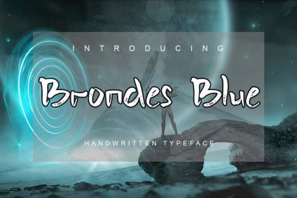 Brondes Blue: A Cool and Friendly Display Font for Web Design