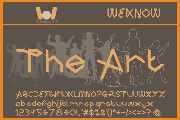 Discover The Art: A Geometric Gothic Display Font