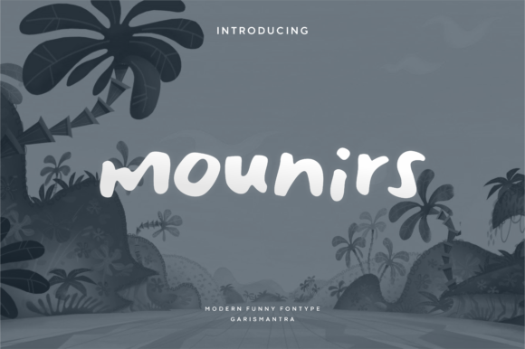 Elevate Your Brand with Mounirs: A Cool and Casual Display Font