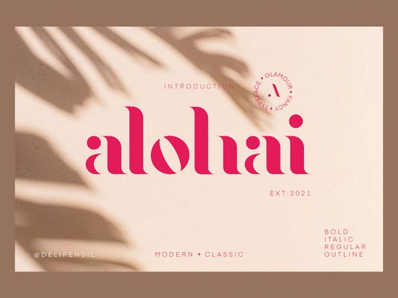 Elevate Your Editorial Design with Alohai Font