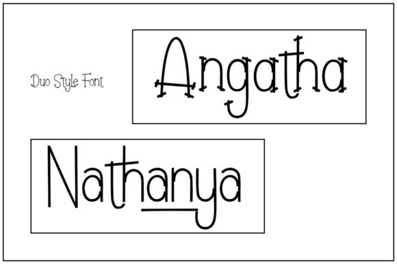 Enhance Your Brand with Angatha Nathanya Font