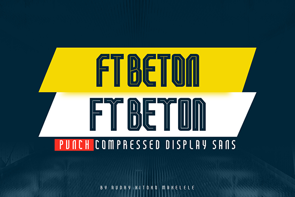 FT Beton: A Modern Display Font for Eye-Catching Campaigns