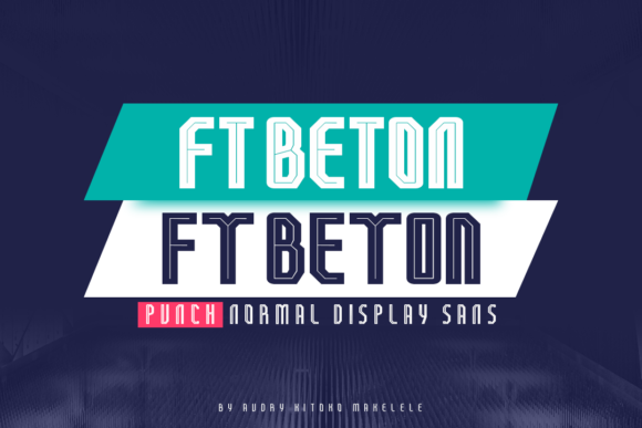 FT Beton Punch: A Modern Display Font for Web Design