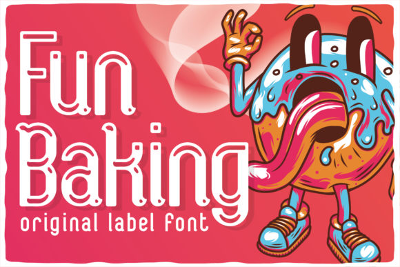 Fun Baking: A Trendy Display Font for Crafters