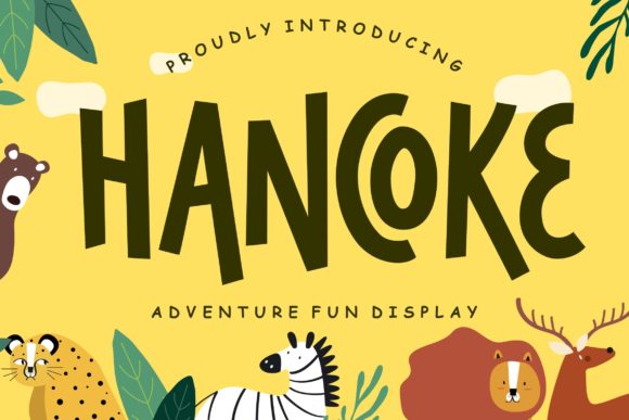 Hancoke: A Playful Display Font for Engaging Campaigns