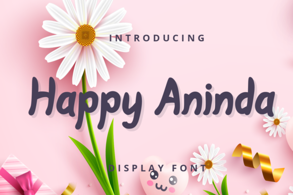 Happy Aninda: A Playful Display Font for Engaging Web Designs
