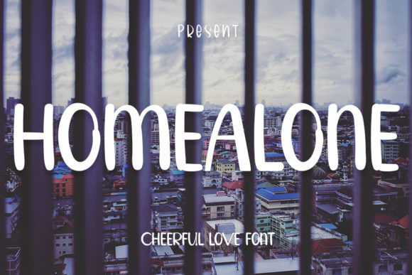 Homealone: A Charming Display Font for Your Brand
