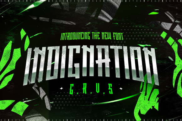 Indignation: A Bold Display Font for Eye-Catching Campaigns