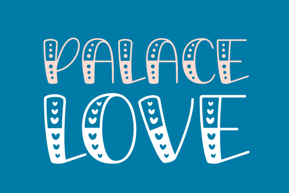 Palace Love: A Unique Display Font for Memorable Branding