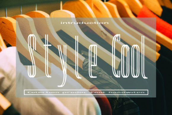 Style Cool: A Modern and Elegant Display Font