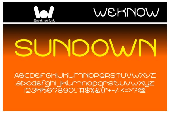Sundown Sunrise: A Versatile Display Font for Modern Marketers