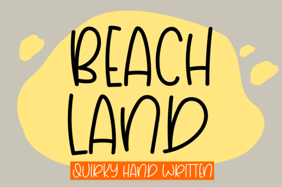 Transform Your Brand with Beach Land: A Stylish Display Font