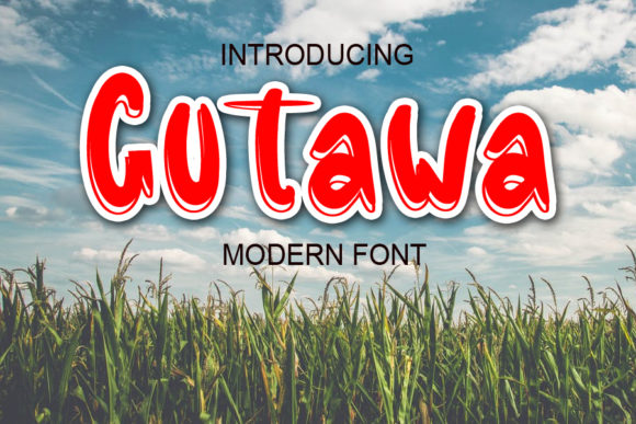 Transform Your Brand with Gutawa: A Bold and Trendy Display Font