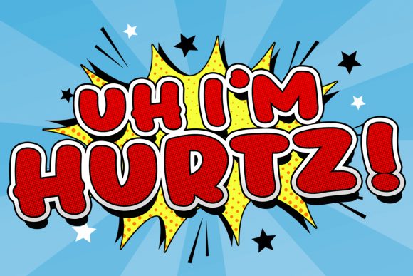 Uh, I m Hurtz: A Retro Display Font for Crafters